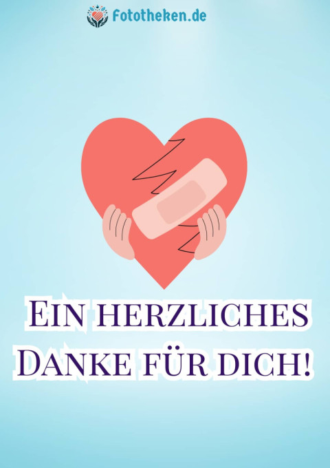 Ein herzliches Danke für dich!
