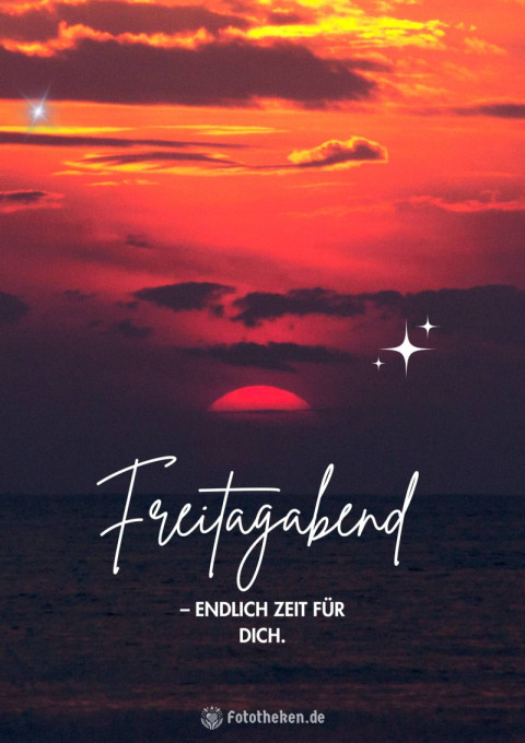 Freitagabend – endlich Zeit für dich