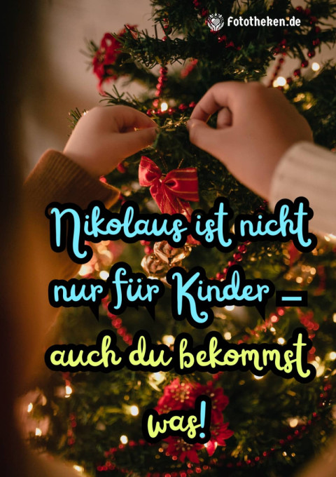 Nikolaus ist nicht nur für Kinder – auch du bekommst was!