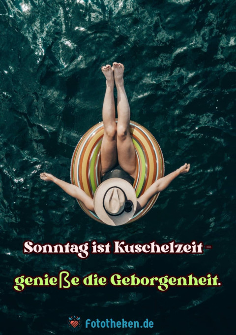 Sonntag ist Kuschelzeit – genieße die Geborgenheit