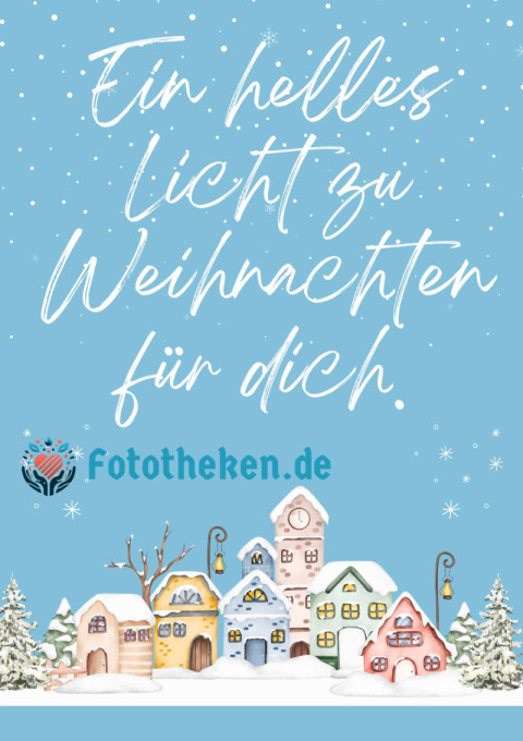 Ein helles Licht zu Weihnachten für dich