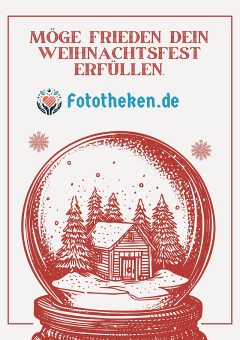 Möge Frieden dein Weihnachtsfest erfüllen