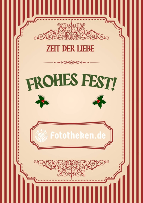 Zeit der Liebe – frohes Fest!