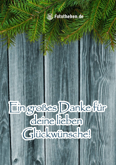 Ein großes Danke für deine lieben Glückwünsche!