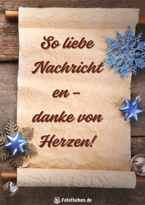 So liebe Nachrichten – danke von Herzen!