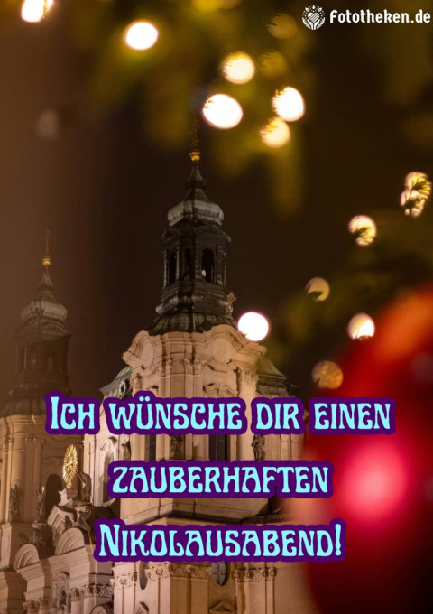 Ich wünsche dir einen zauberhaften Nikolausabend!