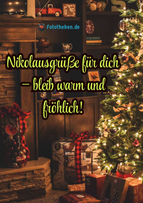 Nikolausgrüße für dich – bleib warm und fröhlich!