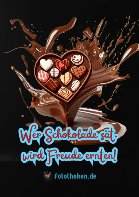 Wer Schokolade sät, wird Freude ernten!
