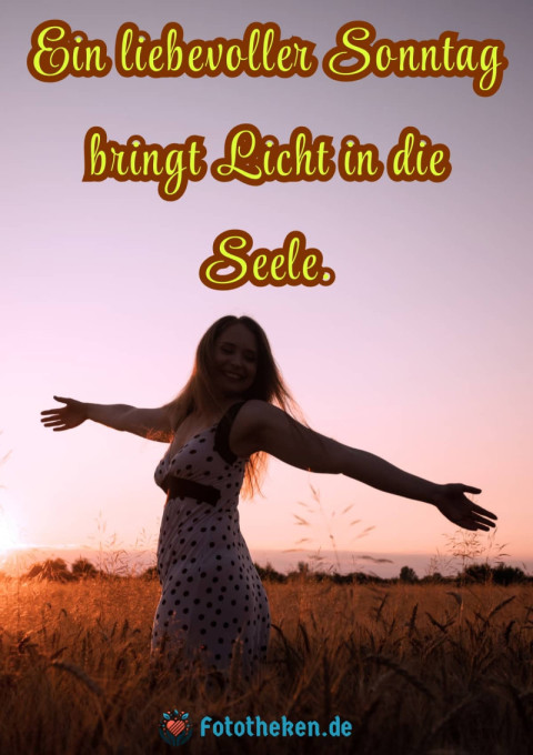 Ein liebevoller Sonntag bringt Licht in die Seele