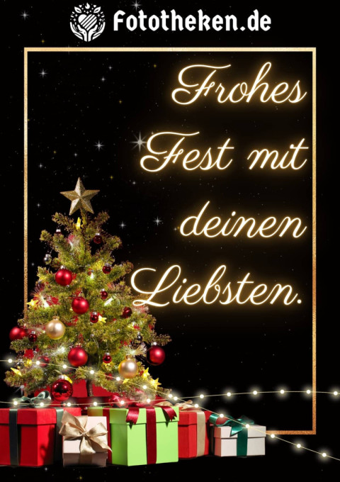 Frohes Fest mit deinen Liebsten