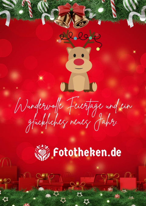 Wundervolle Feiertage und ein glückliches neues Jahr