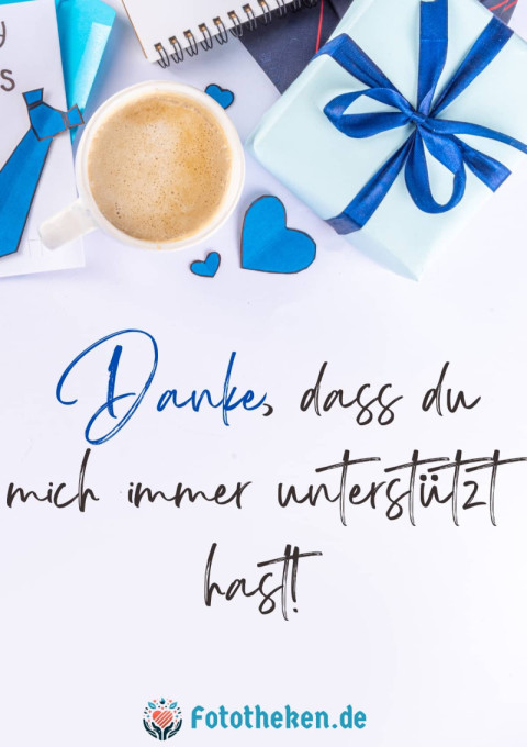 Danke, dass du mich immer unterstützt hast!