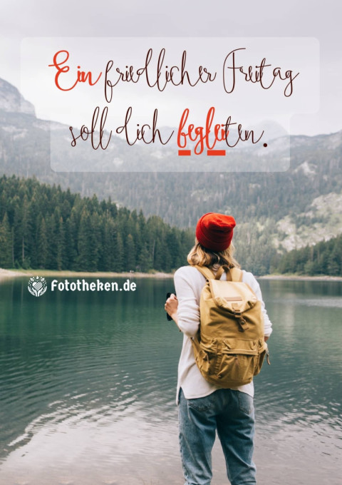 Ein friedlicher Freitag soll dich begleiten