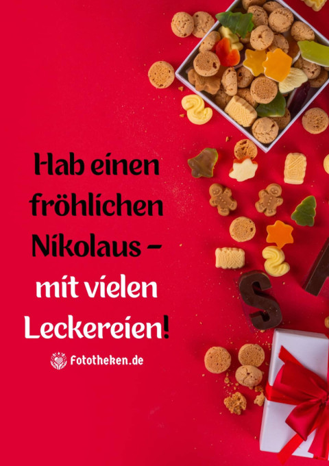 Hab einen fröhlichen Nikolaus – mit vielen Leckereien!