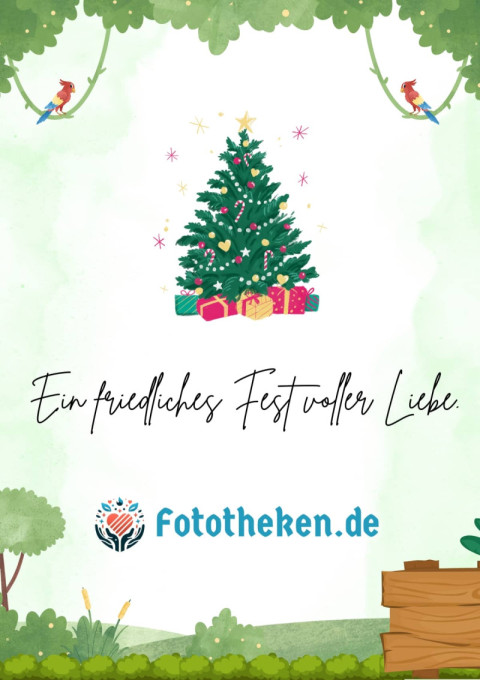 Ein friedliches Fest voller Liebe