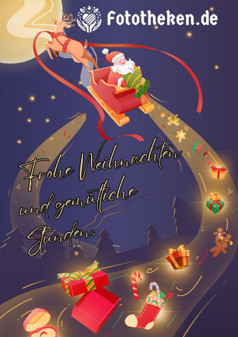 Frohe Weihnachten und gemütliche Stunden