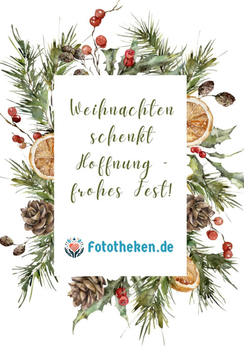 Weihnachten schenkt Hoffnung – frohes Fest!