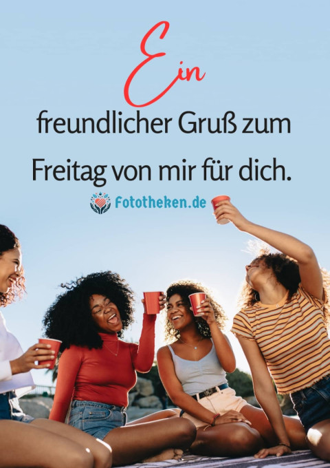 Ein freundlicher Gruß zum Freitag von mir für dich