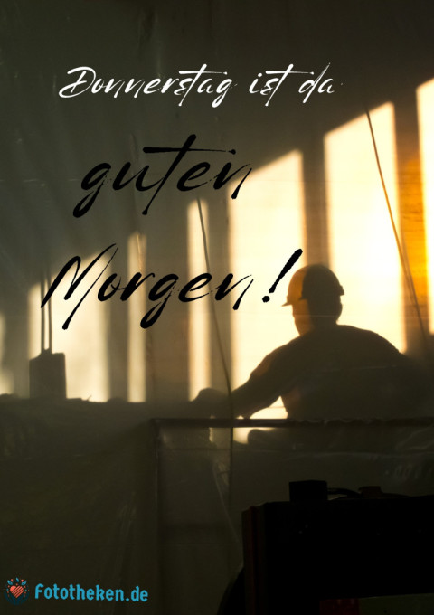 Donnerstag ist da, guten Morgen!
