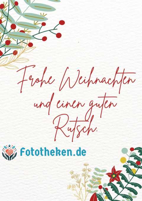 Frohe Weihnachten und einen guten Rutsch