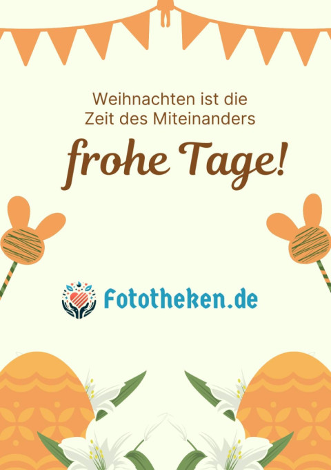 Weihnachten ist die Zeit des Miteinanders – frohe Tage!