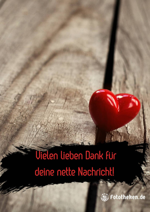 Vielen lieben Dank für deine nette Nachricht!