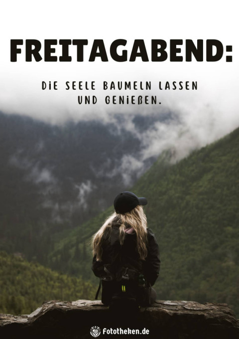 Freitagabend Die Seele baumeln lassen und genießen