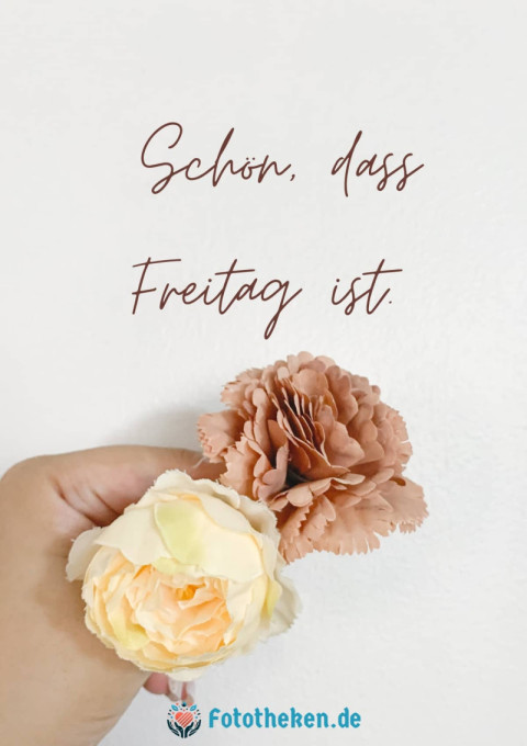 Schön, dass Freitag ist