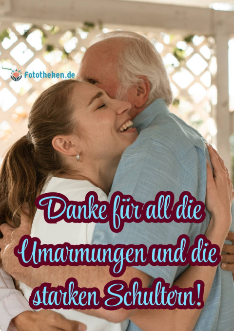 Danke für all die Umarmungen und die starken Schultern!