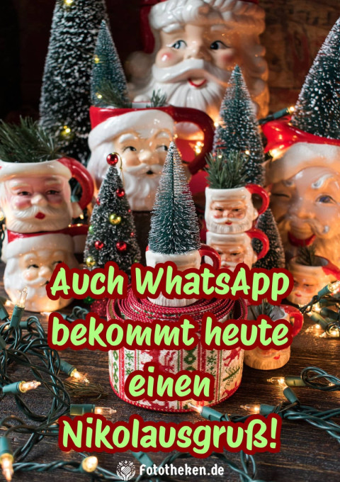 Auch WhatsApp bekommt heute einen Nikolausgruß!