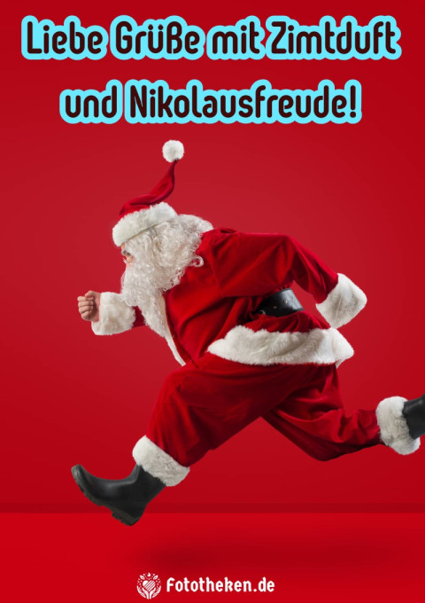 Liebe Grüße mit Zimtduft und Nikolausfreude!