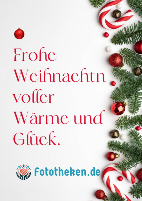 Frohe Weihnachten – voller Wärme und Glück