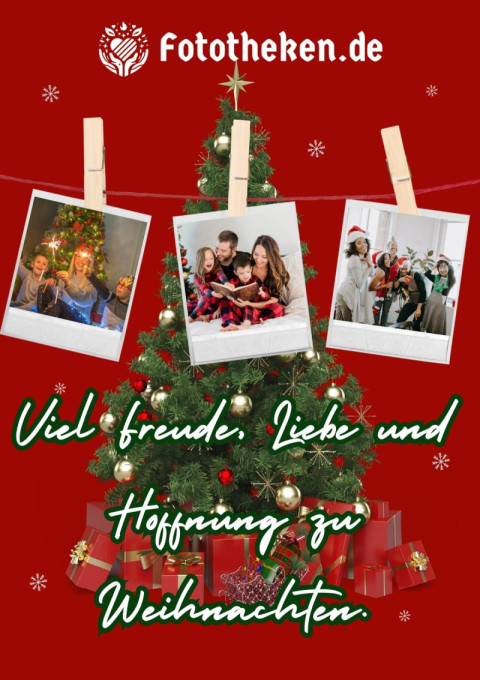 Viel Freude, Liebe und Hoffnung zu Weihnachten