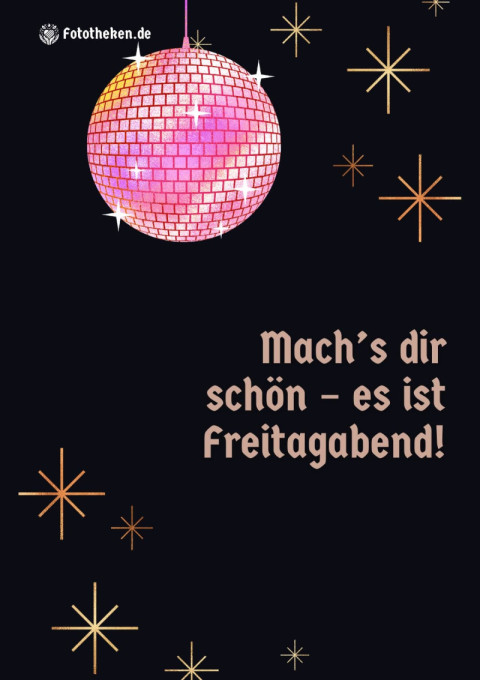 Mach’s dir schön – es ist Freitagabend!