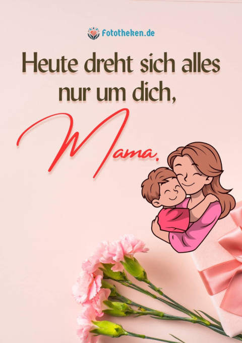 Heute dreht sich alles nur um dich, Mama
