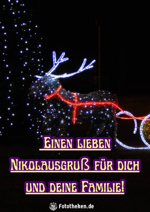 Einen lieben Nikolausgruß für dich und deine Familie!