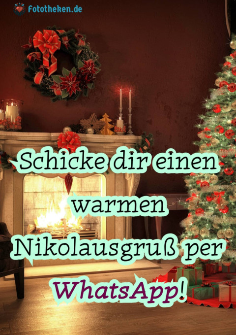 Schicke dir einen warmen Nikolausgruß per WhatsApp!