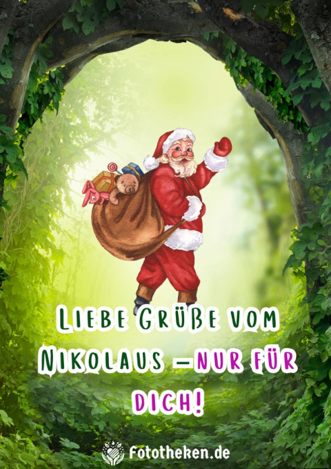Liebe Grüße vom Nikolaus – nur für dich!