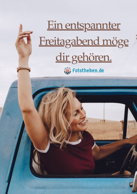 Ein entspannter Freitagabend möge dir gehören