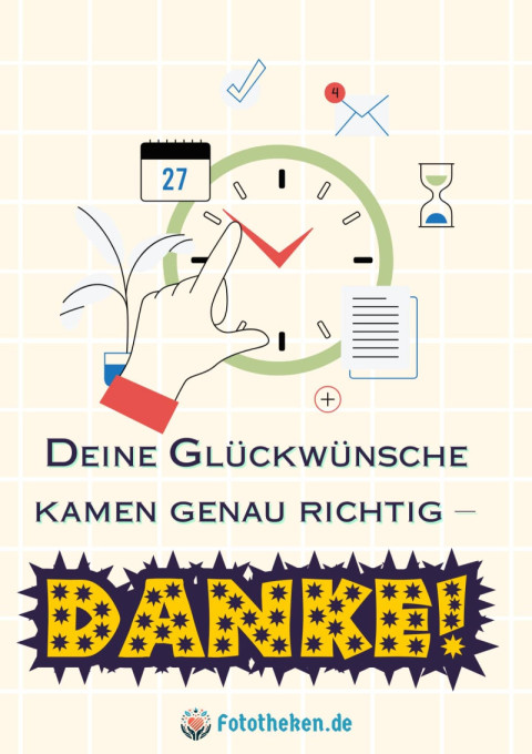 Deine Glückwünsche kamen genau richtig – danke!