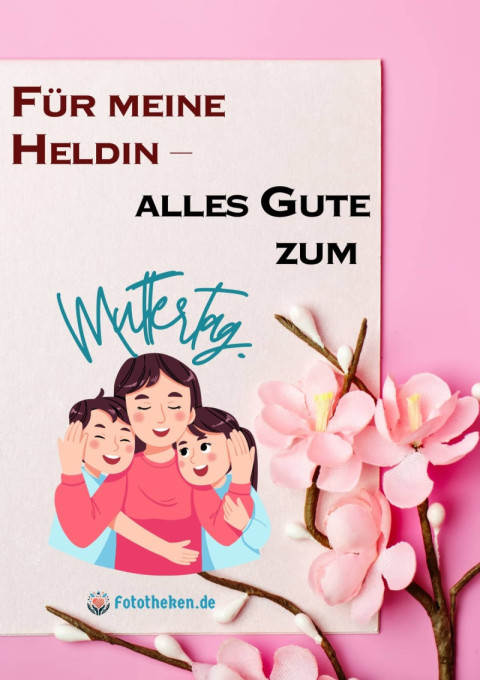 Für meine Heldin – alles Gute zum Muttertag