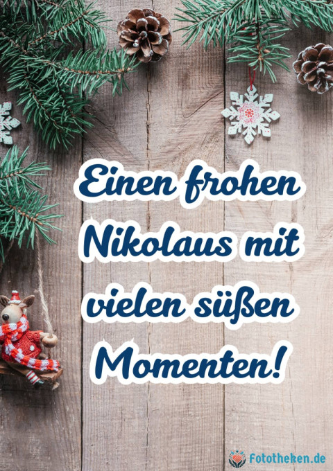 Einen frohen Nikolaus mit vielen süßen Momenten!