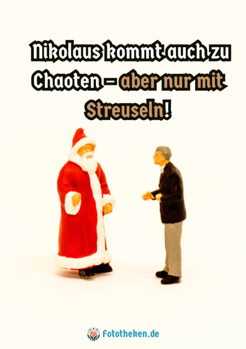 Nikolaus kommt auch zu Chaoten – aber nur mit Streuseln!