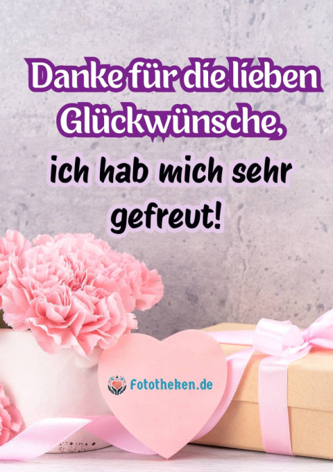 Danke für die lieben Glückwünsche, ich hab mich sehr gefreut!