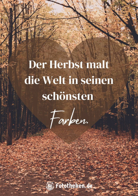 Der Herbst malt die Welt in seinen schönsten Farben