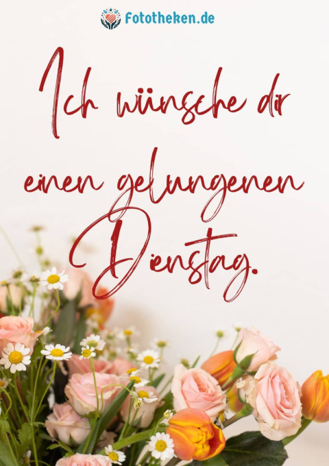 Ich wünsche dir einen gelungenen Dienstag