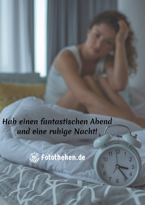 Ich wünsche dir einen schönen Abend und einen ruhigen Schlaf!