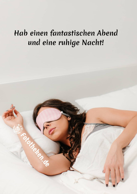 Hab einen fantastischen Abend und eine ruhige Nacht!