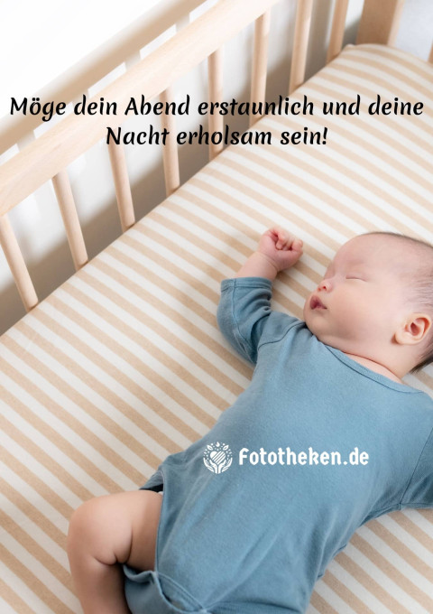 Möge dein Abend erstaunlich und deine Nacht erholsam sein!
