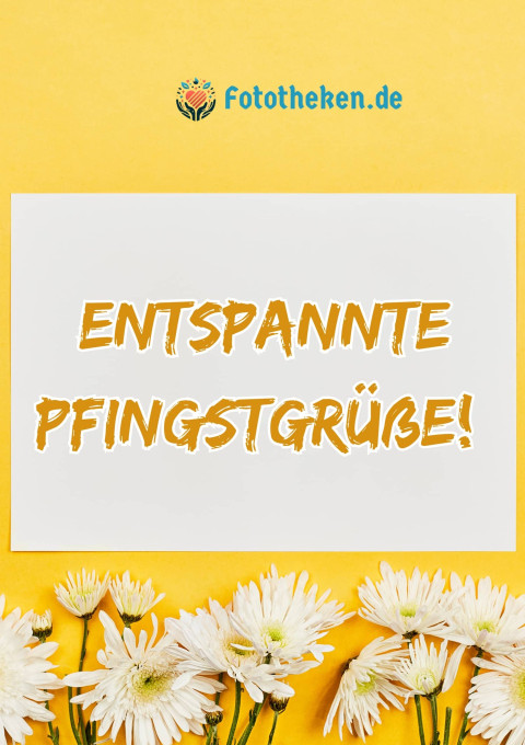 Entspannte Pfingstgrüße!